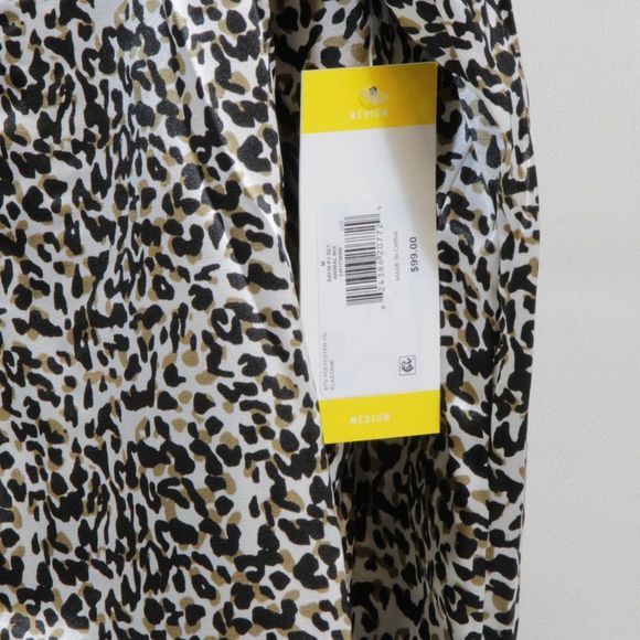 BB Dakota by Steve Madden Zebra Print Satin Finish Sleep Set Women's Size Medium - Picture 4 of 8